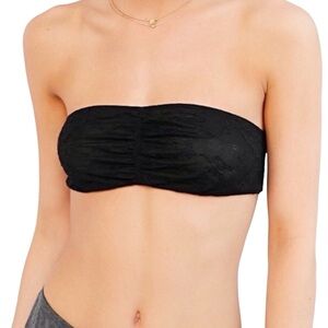 Urban Outfitters Kimchi Blue Lace Bandeau Top Women Color Black Size S